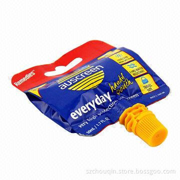 Spout Compound Bag with Side Gusset, Professional Printing, Used to Pack, Dish Washing Detergent
